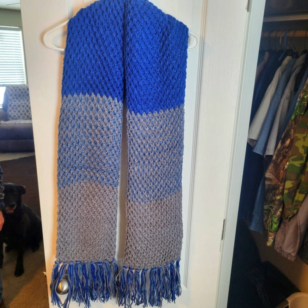 Rampage from Nordstrom Blue or ivory Knit Scarf. Your choice.